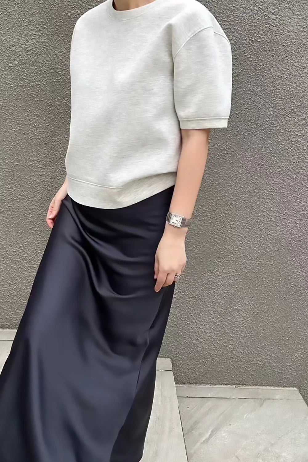 Noor Silky Satin Skirt