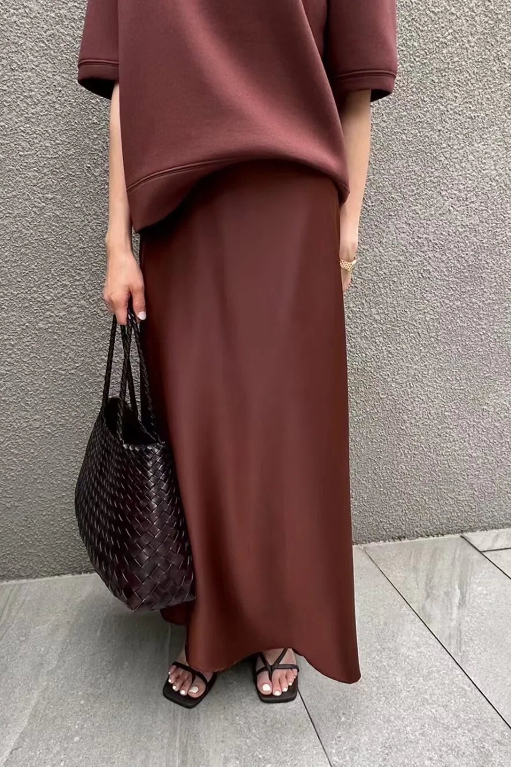 Noor Silky Satin Skirt