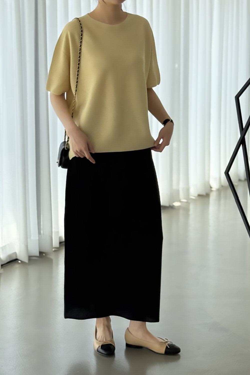 Zoe Linen Blend Knit Top
