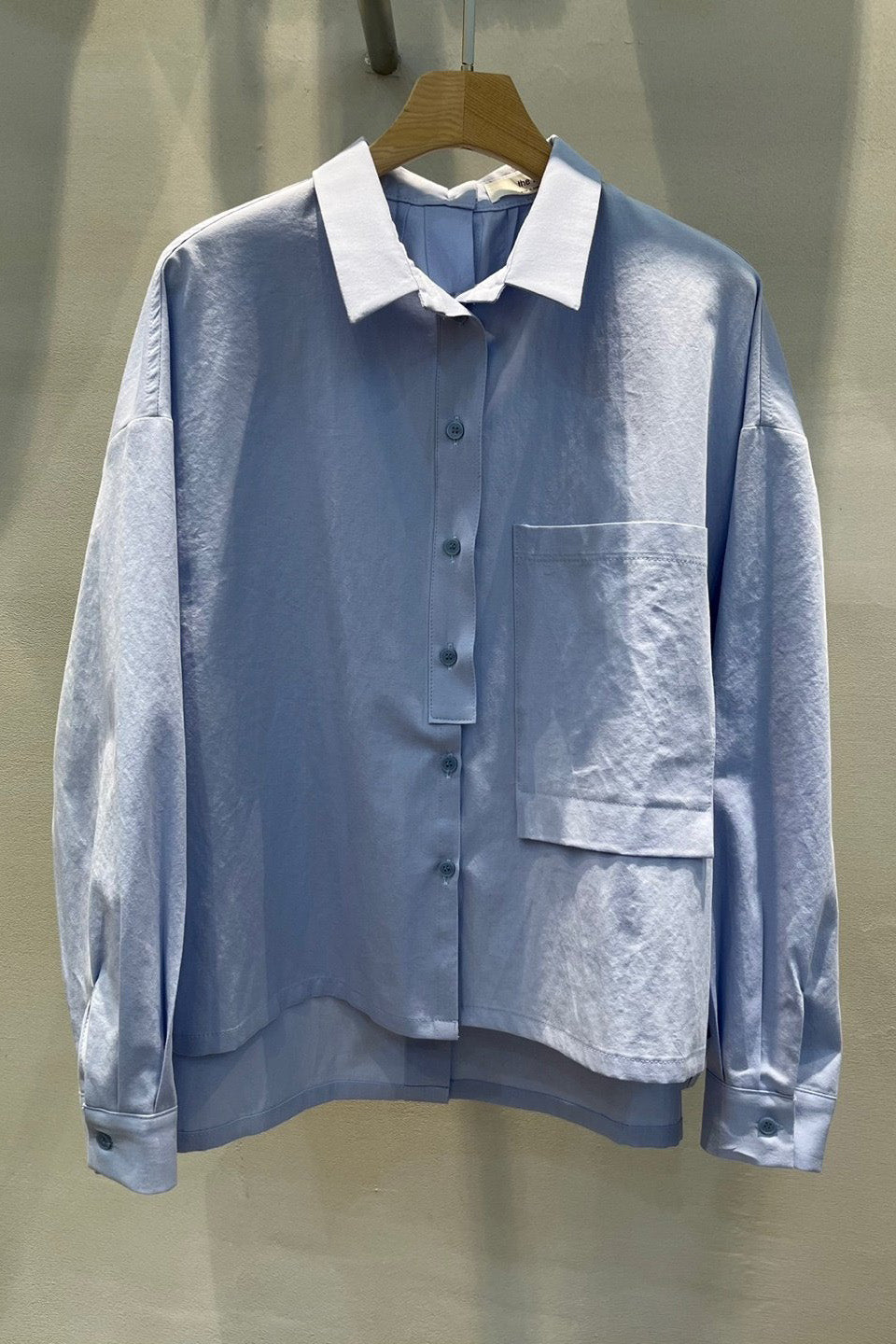 Double Placket Relaxed Fit Shirt 