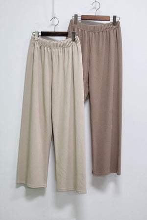 Comfy jersey pants for women