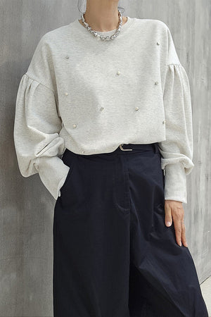 Embellished Front Sweatshirt