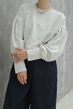 Embellished Front Sweatshirt