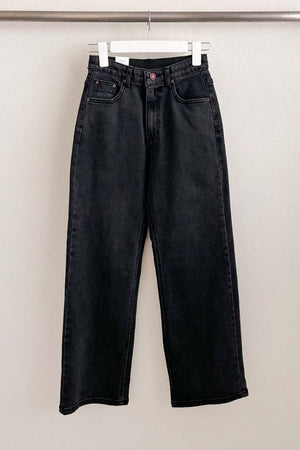 Fleece Lined Wide Fit Jeans
