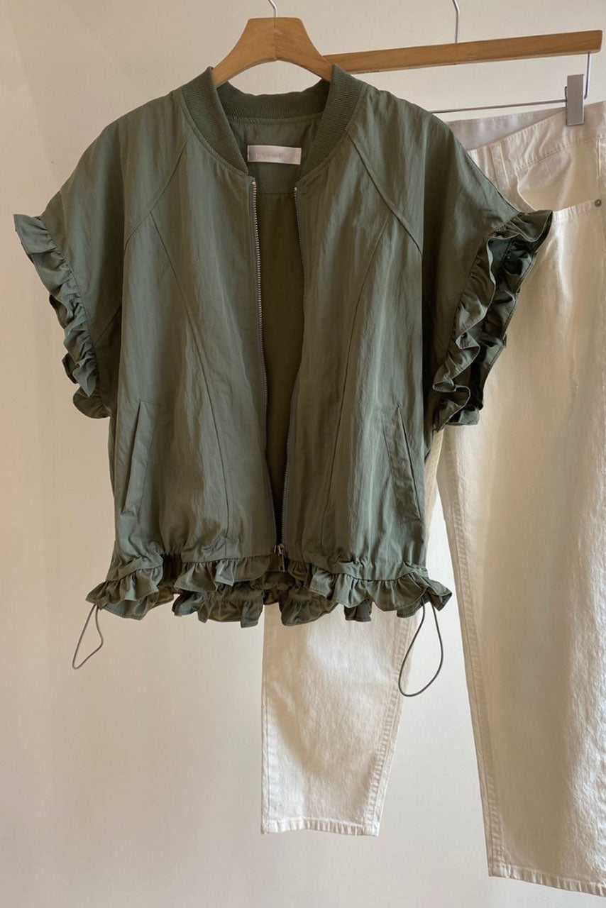 Frill Lightweight Zip Up Vest