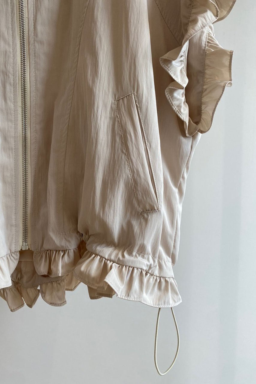 Frill Lightweight Zip Up Vest