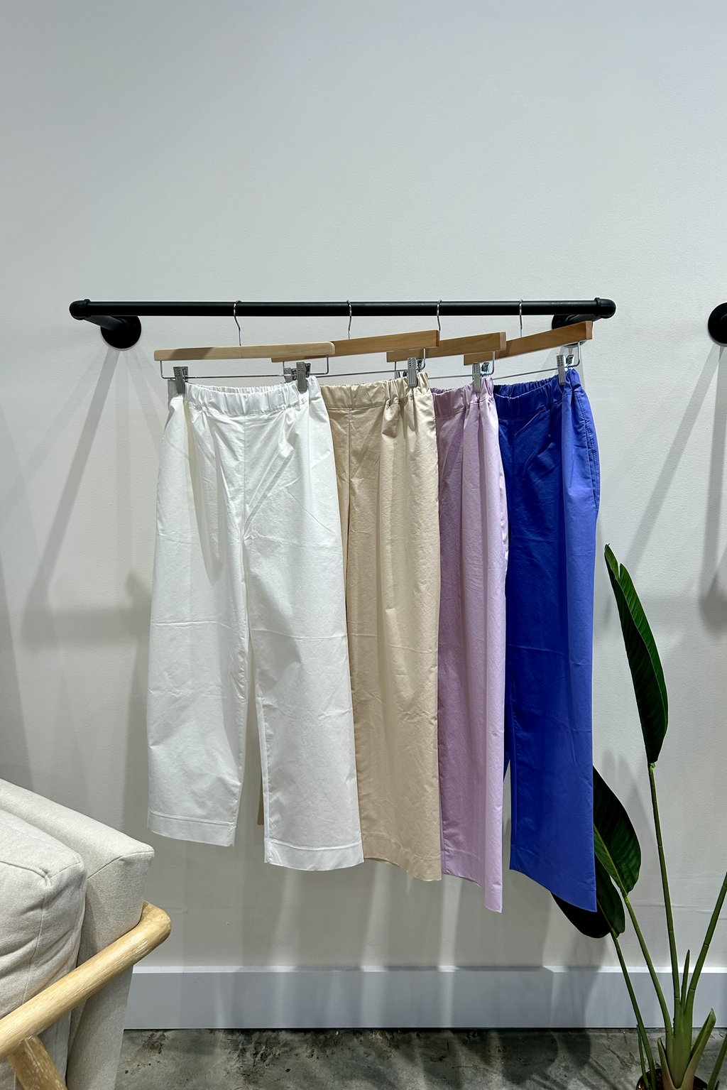 Cotton Stretch Relaxed Fit Pants
