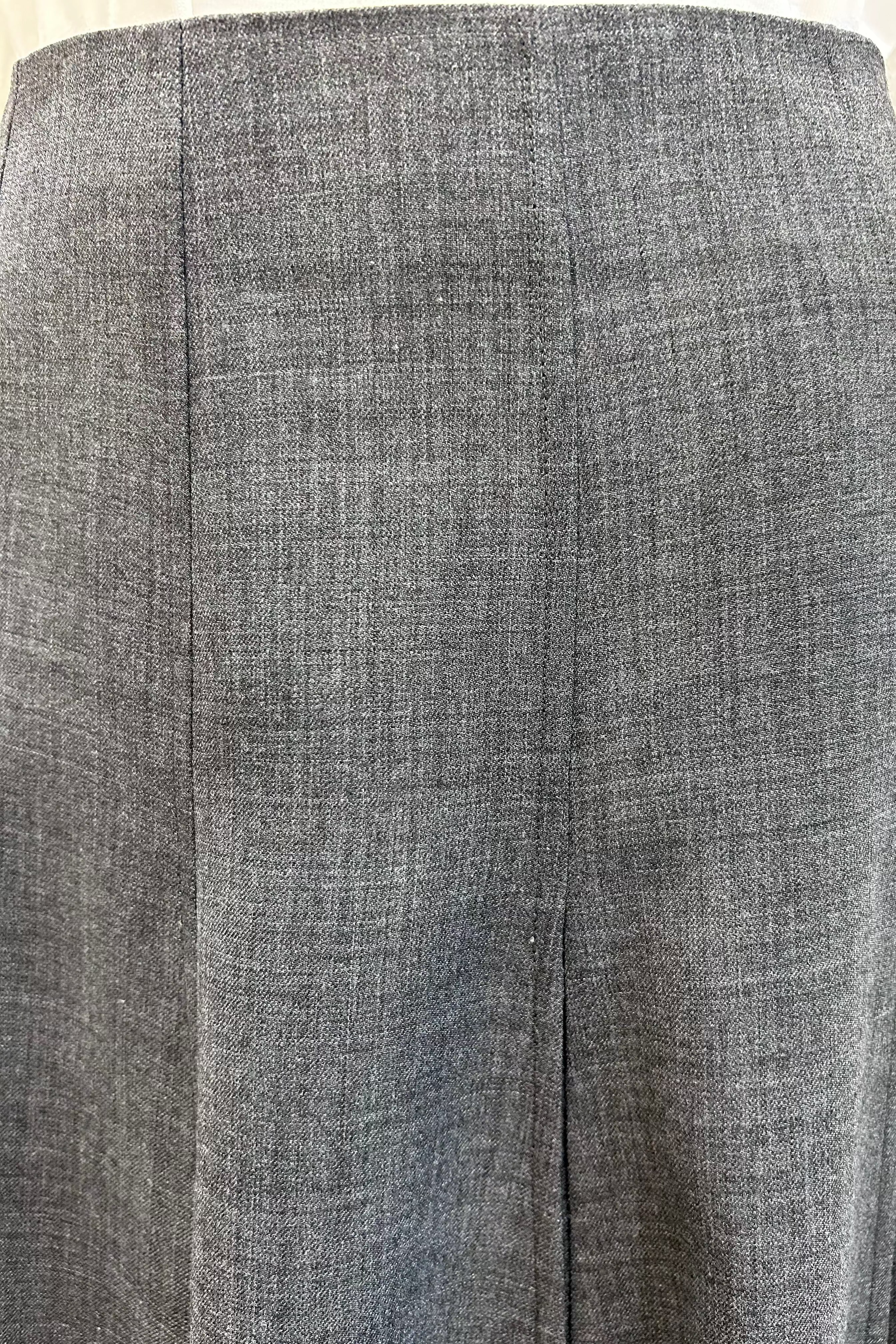Frida Pleated Wool Skirt
