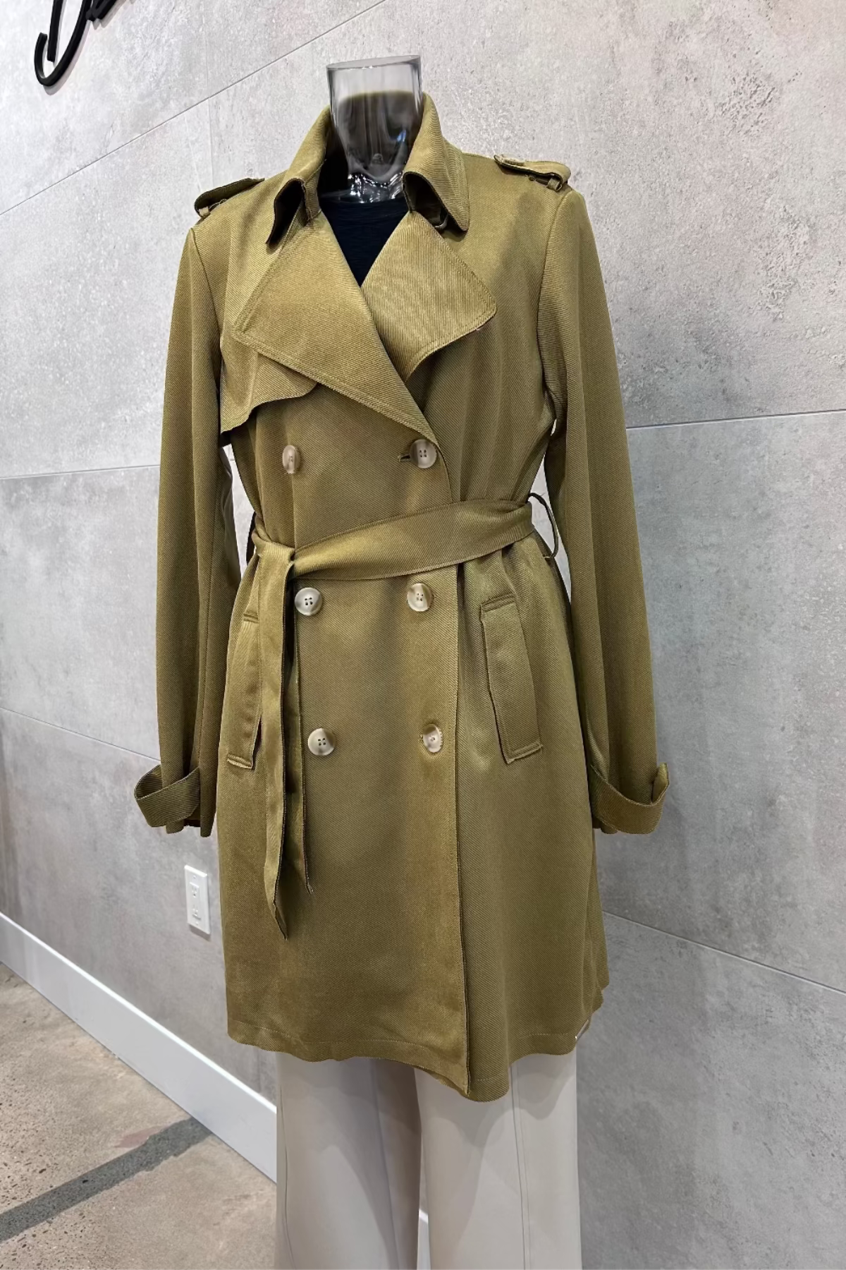 Kenzie Doble Breasted Trench Coat