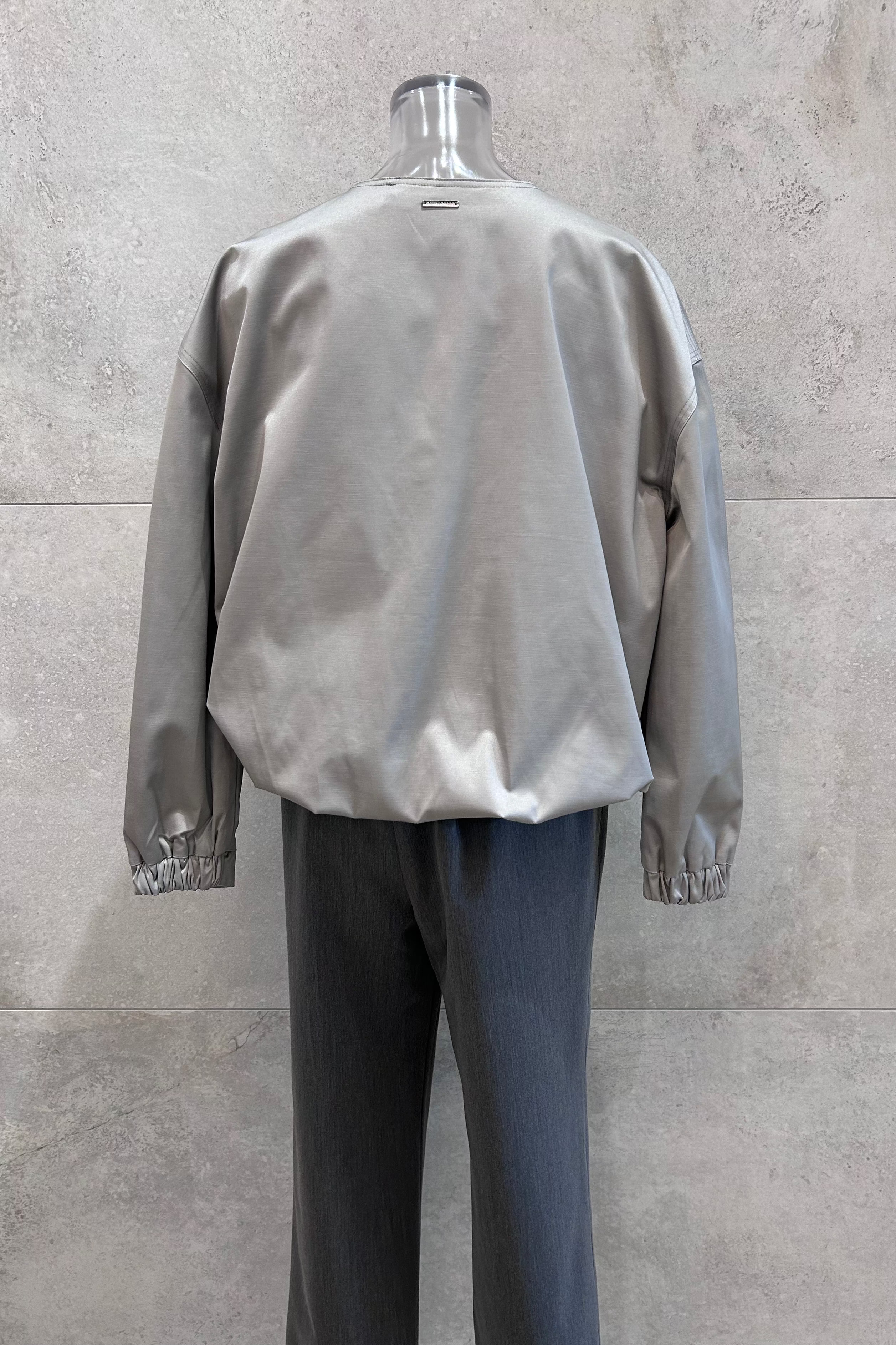 Zip Front Blouson Jacket