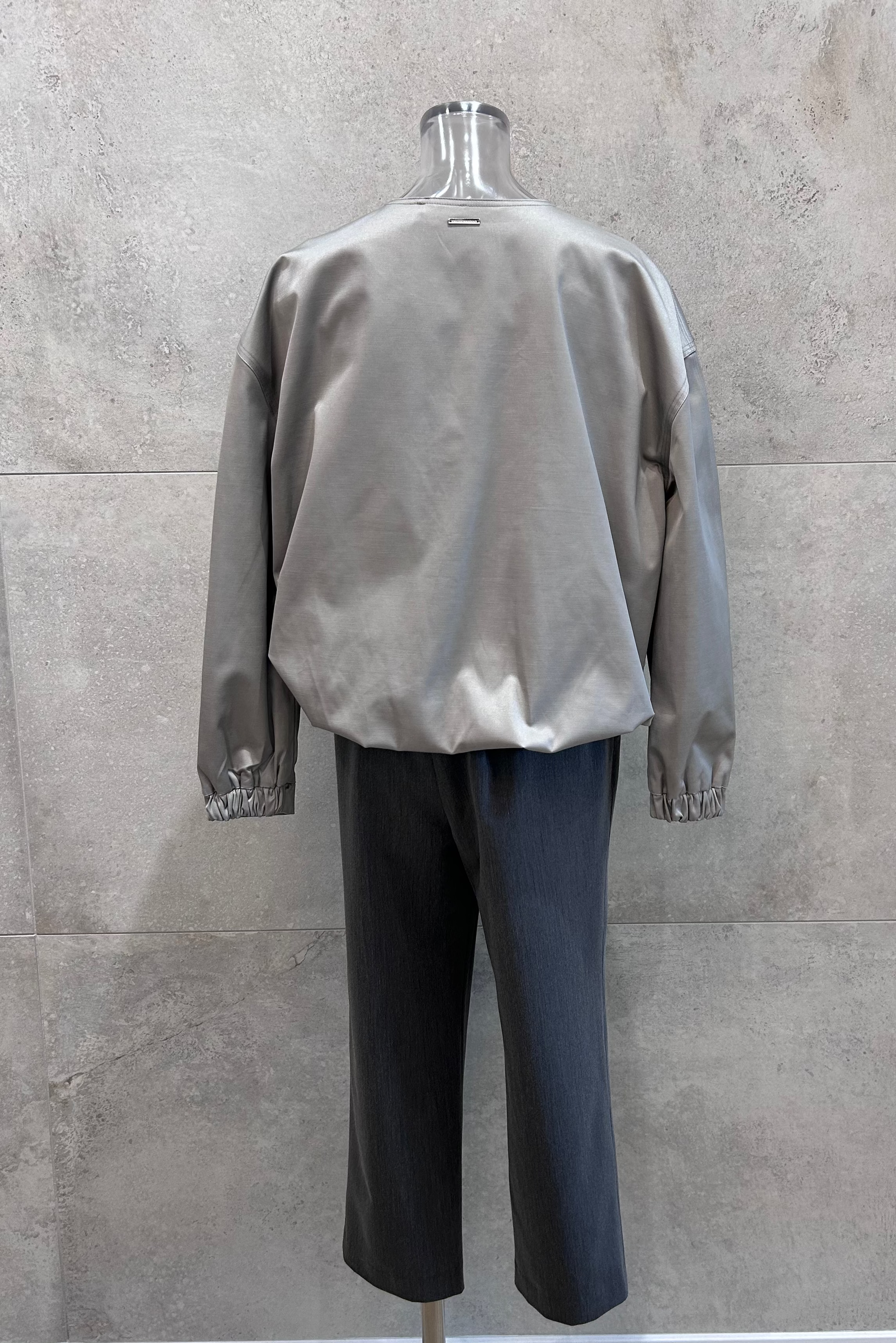Zip Front Blouson Jacket