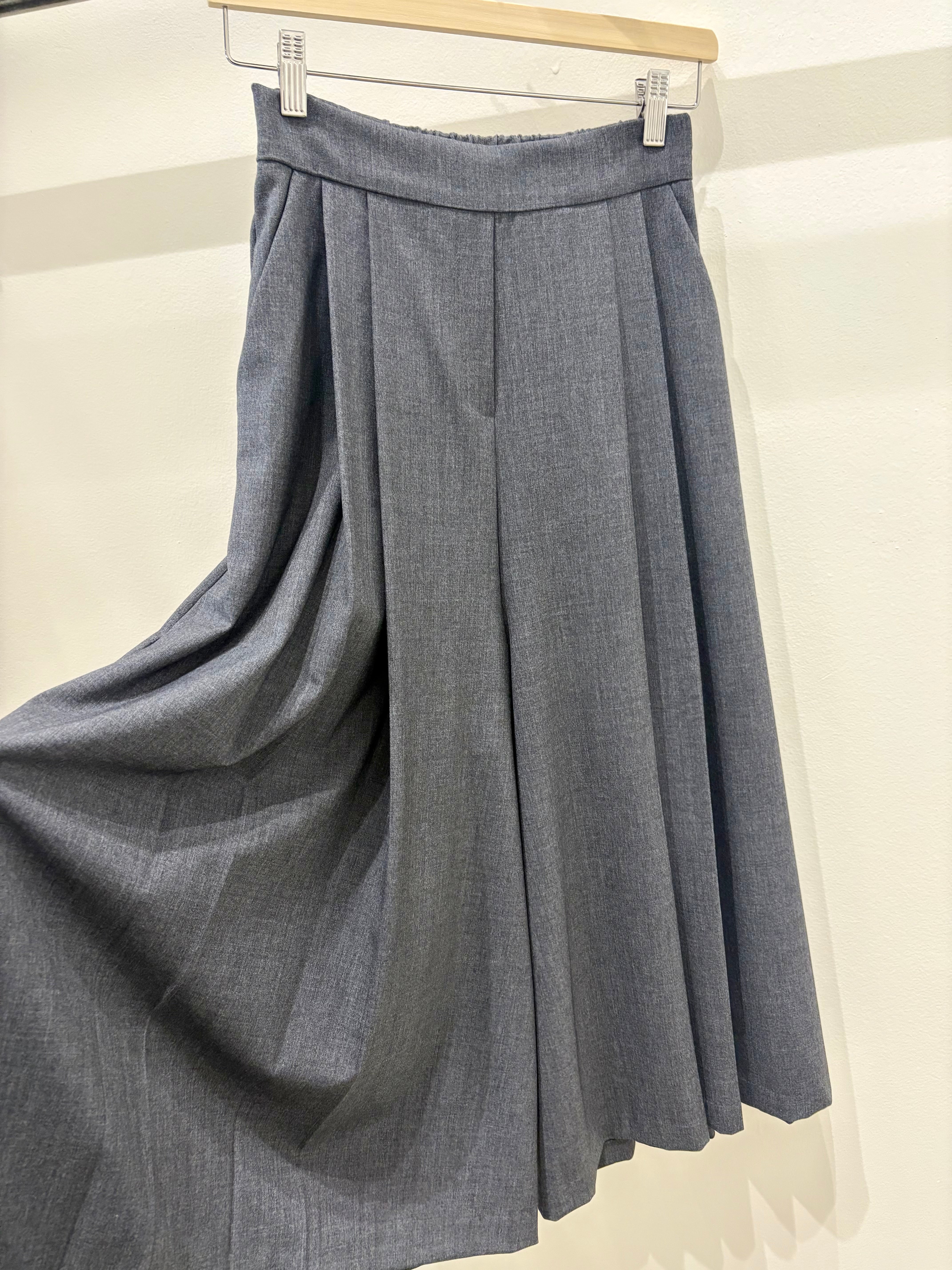 Pleated Wide Palazzo Pants