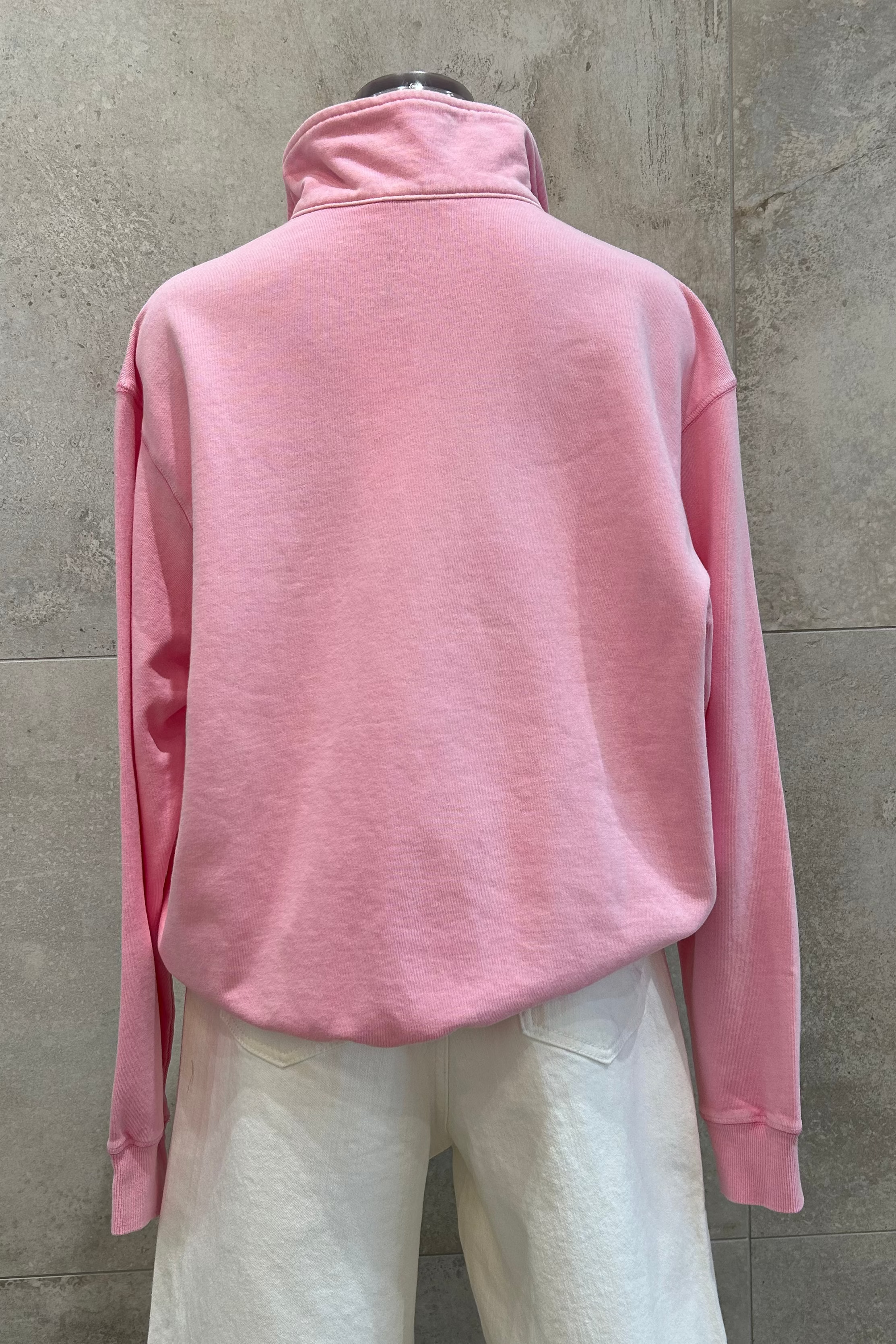 Washed Quarter Zip Sweatshirt