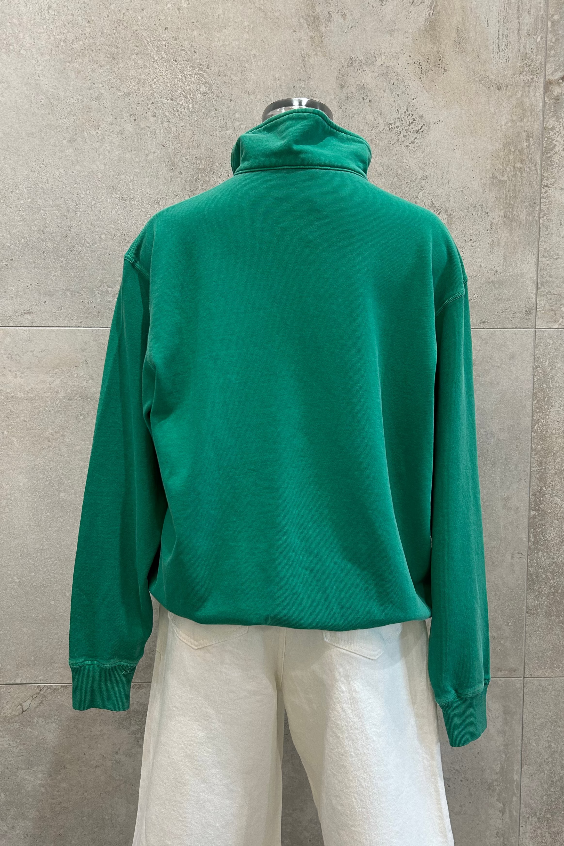 Washed Quarter Zip Sweatshirt