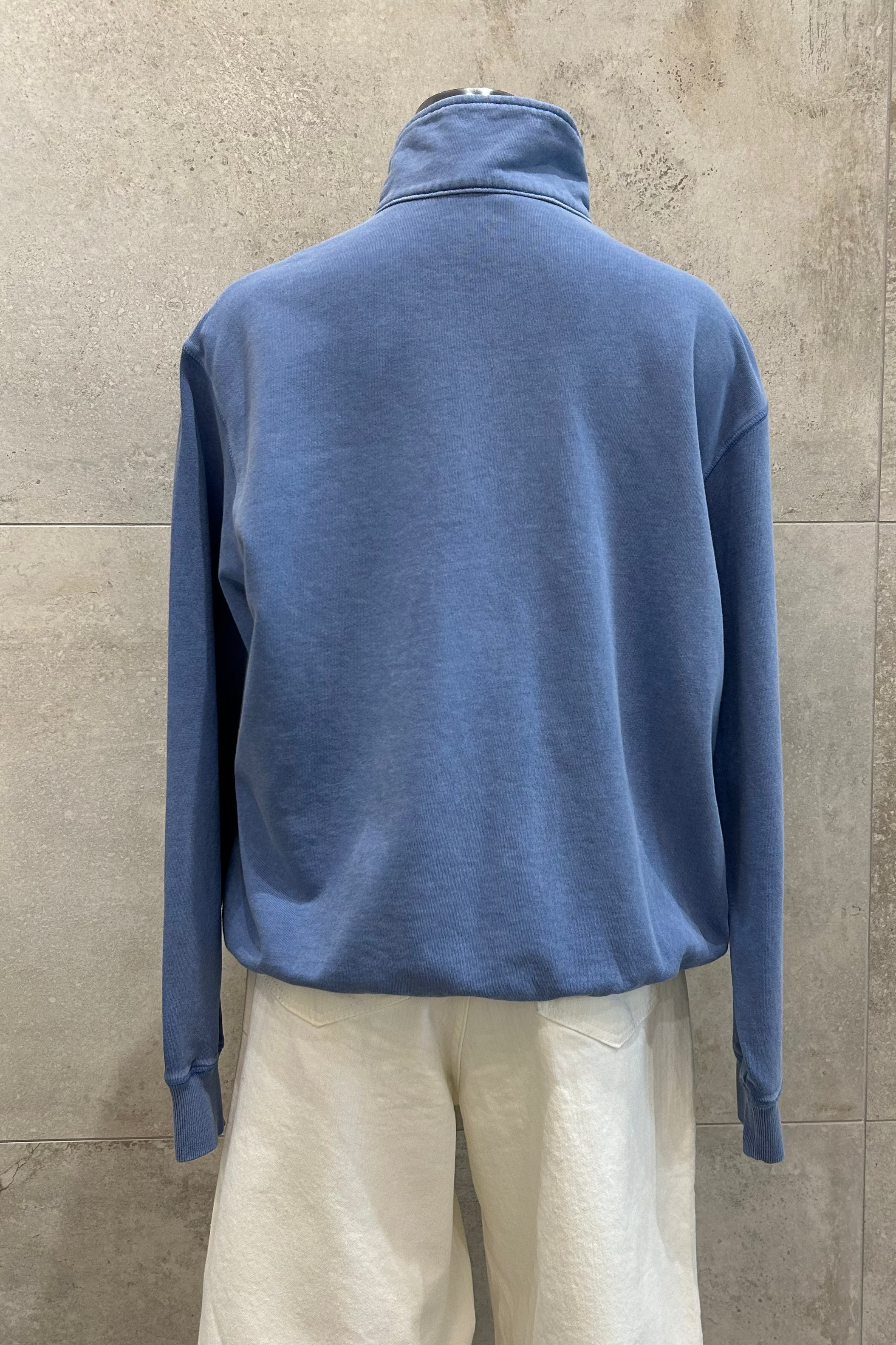 Washed Quarter Zip Sweatshirt