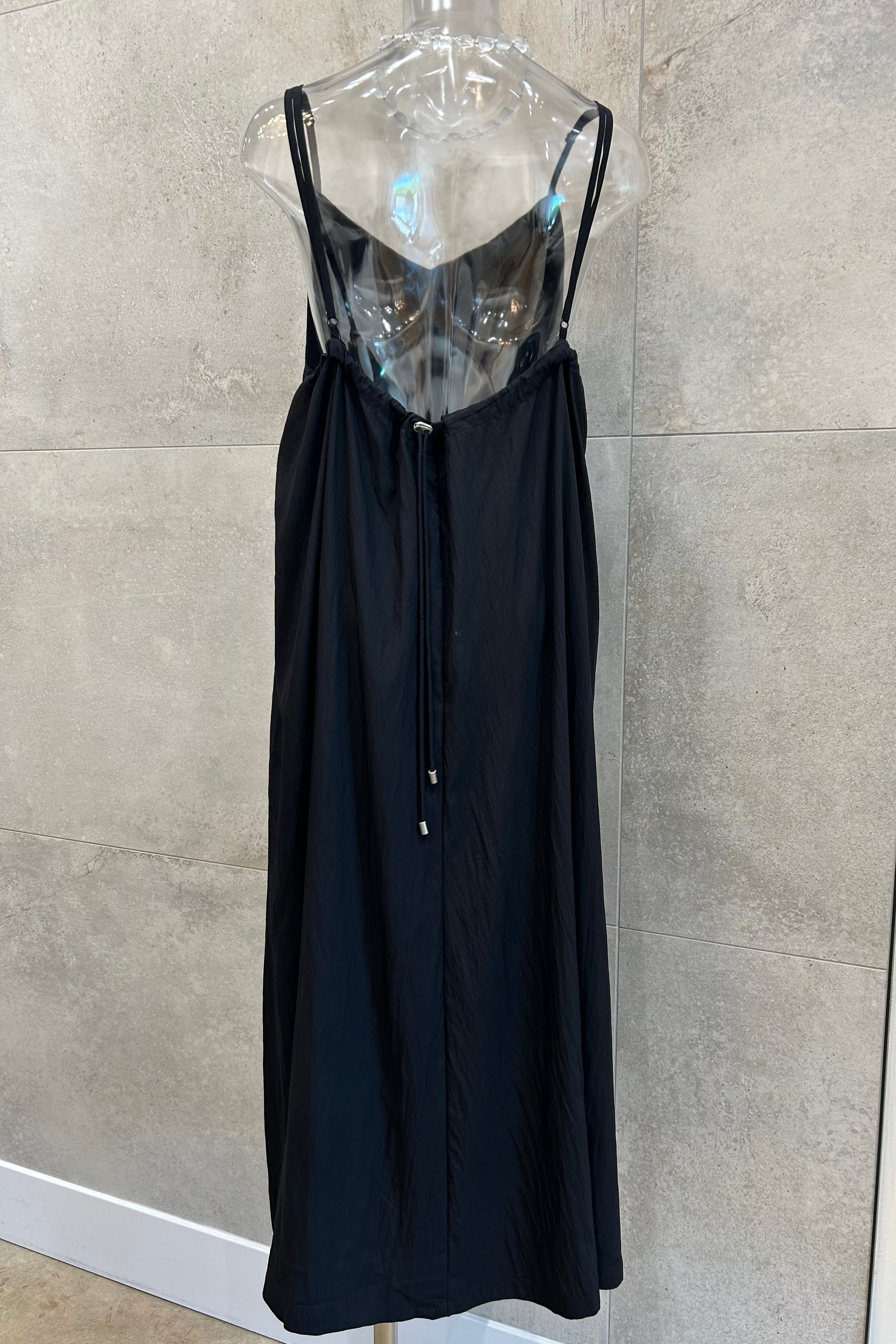 Strappy V-Neck Long Dress