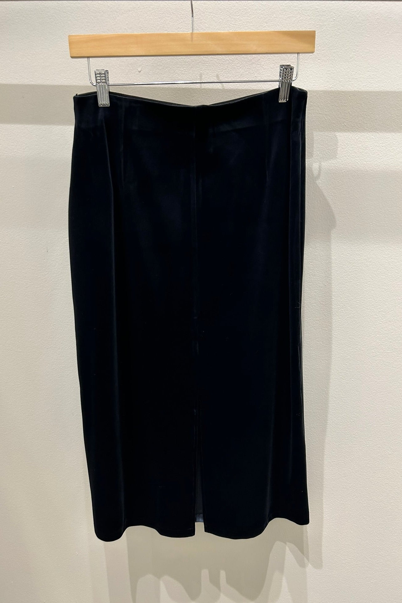 Haven Velvet Pencil Skirt