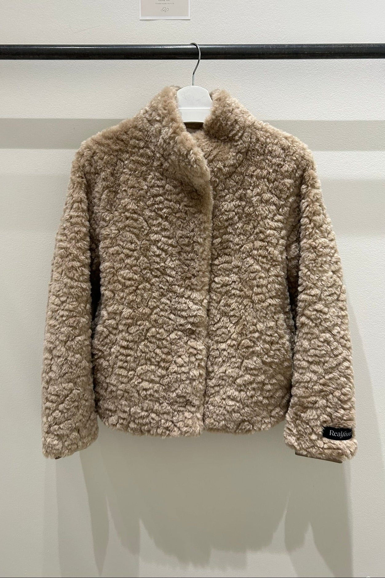 Faux Shearling Short Coat