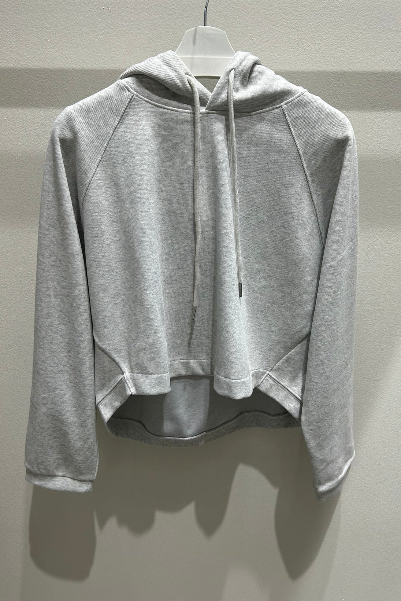 Velvet Hooded Sweatshirt