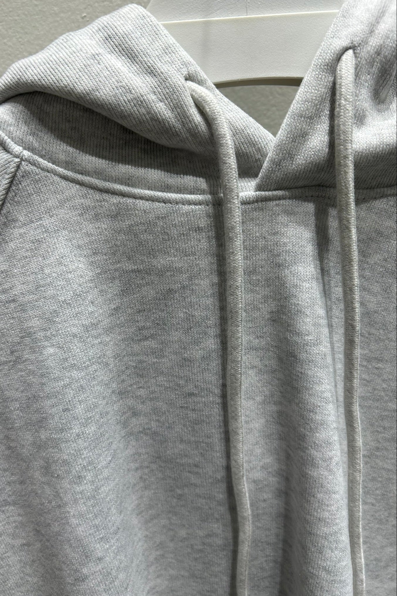 Velvet Hooded Sweatshirt