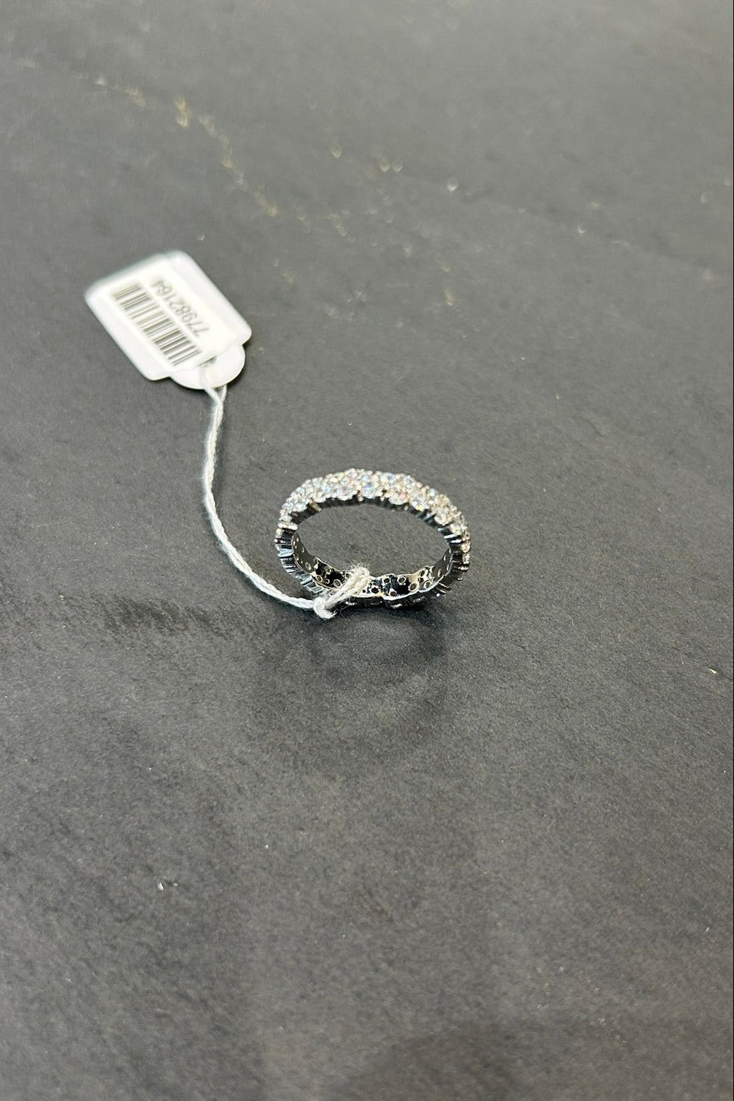 Double Line Pave Ring