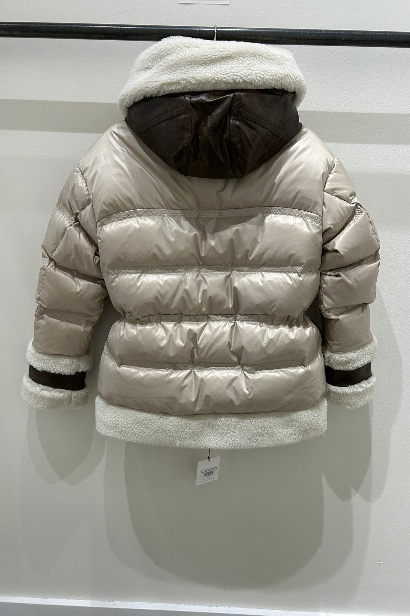 Eira Sherpa Trim Puffer Jacket