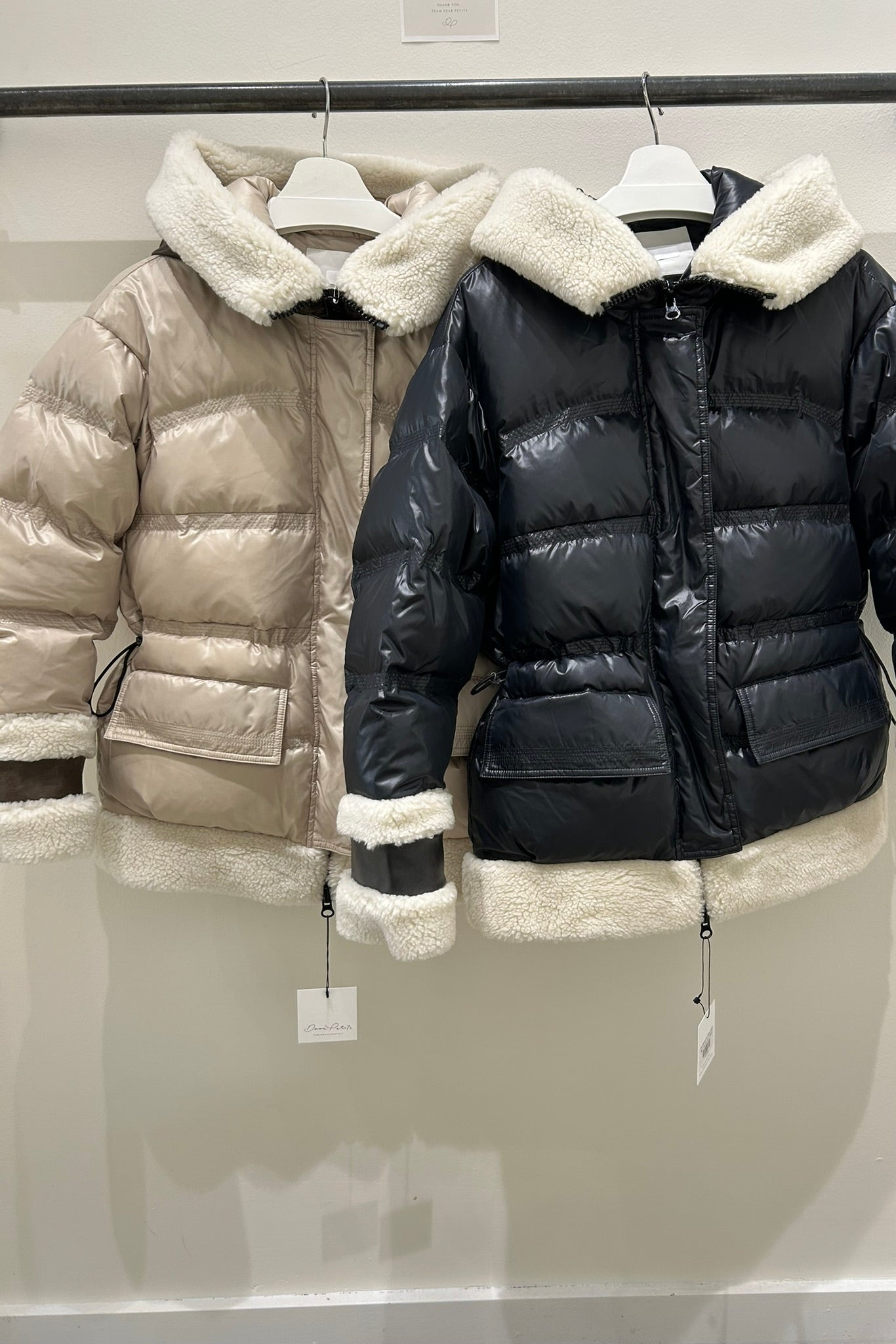 Eira Sherpa Trim Puffer Jacket