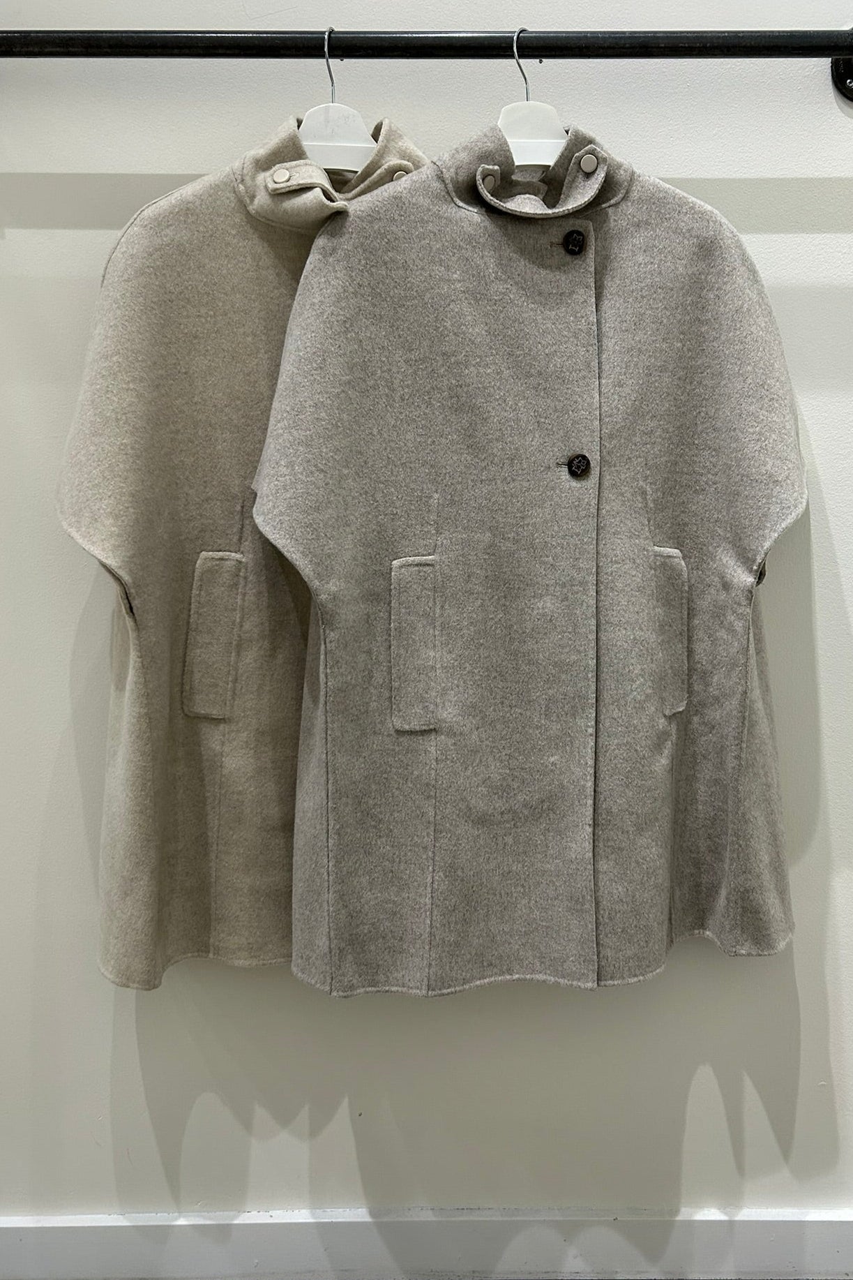 Nora Cashmere Half Sleeve Coat