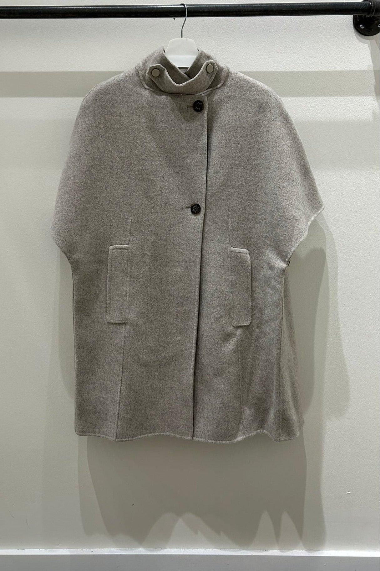 Nora Cashmere Half Sleeve Coat