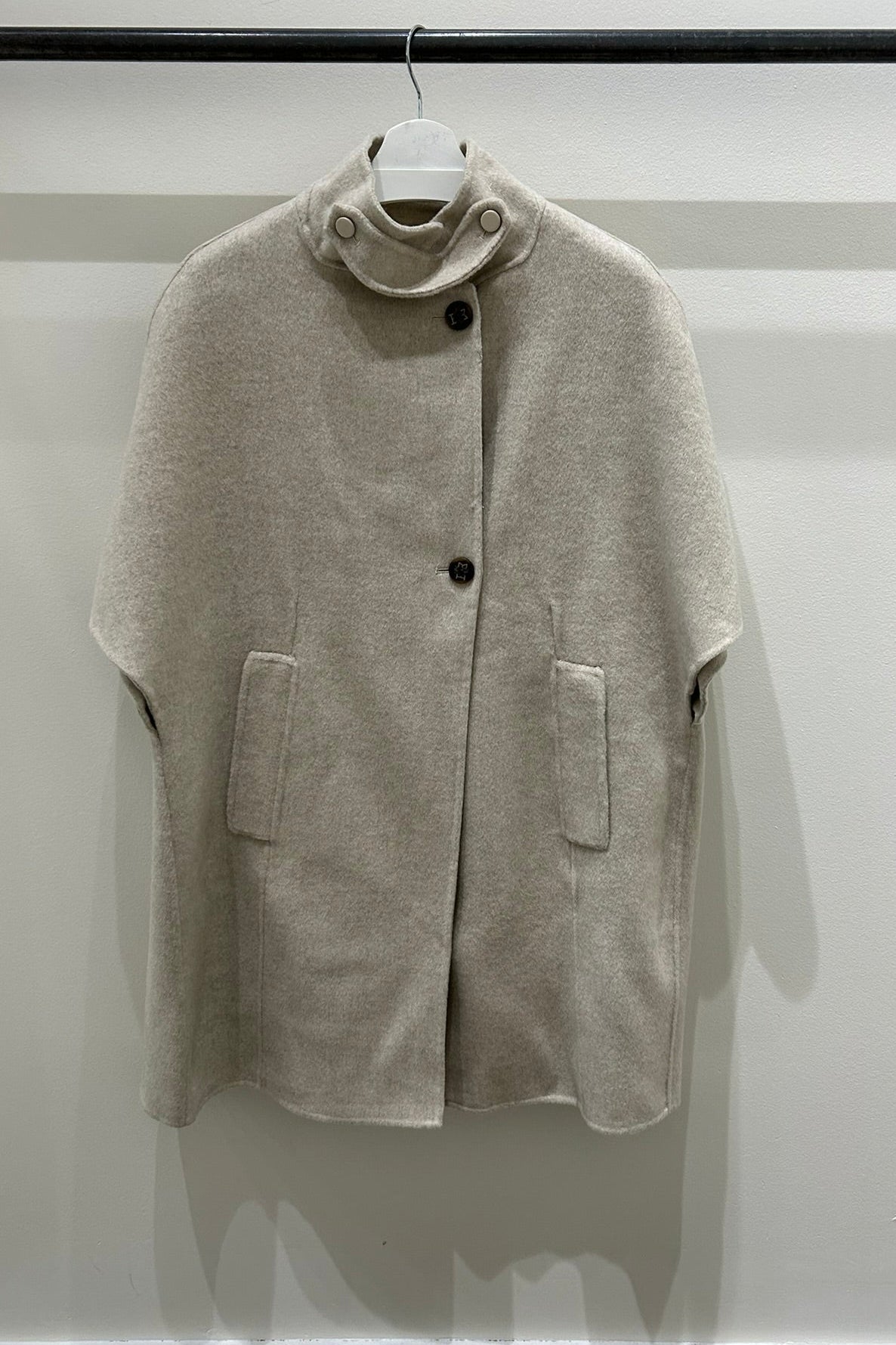 Nora Cashmere Half Sleeve Coat