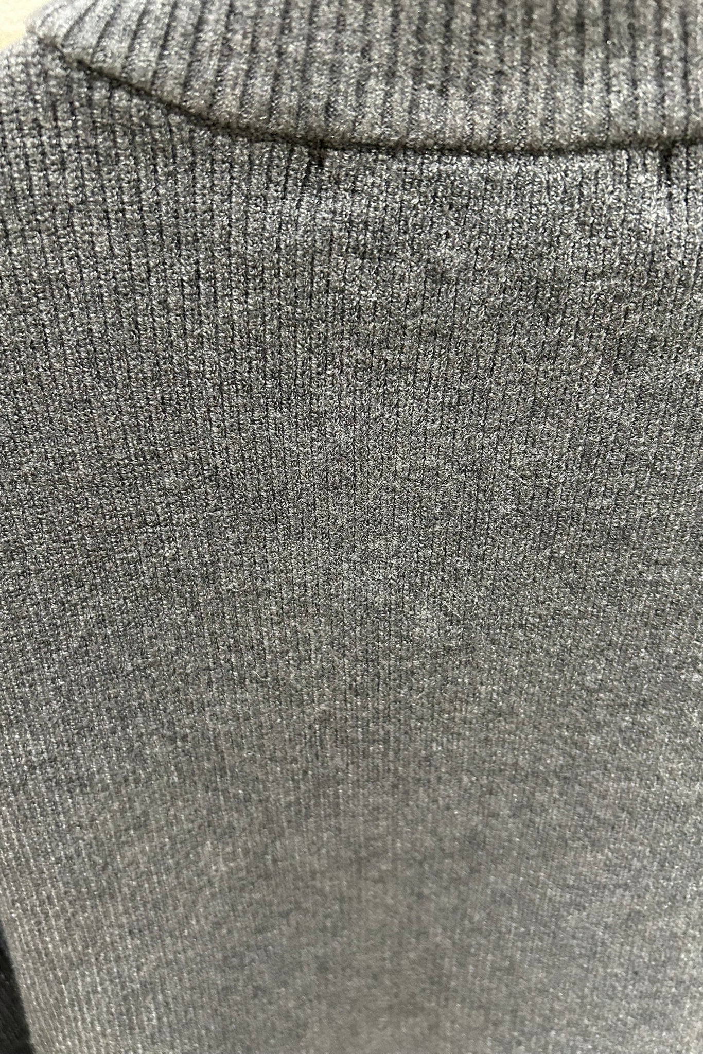 Button Detail Zip Up Cardigan