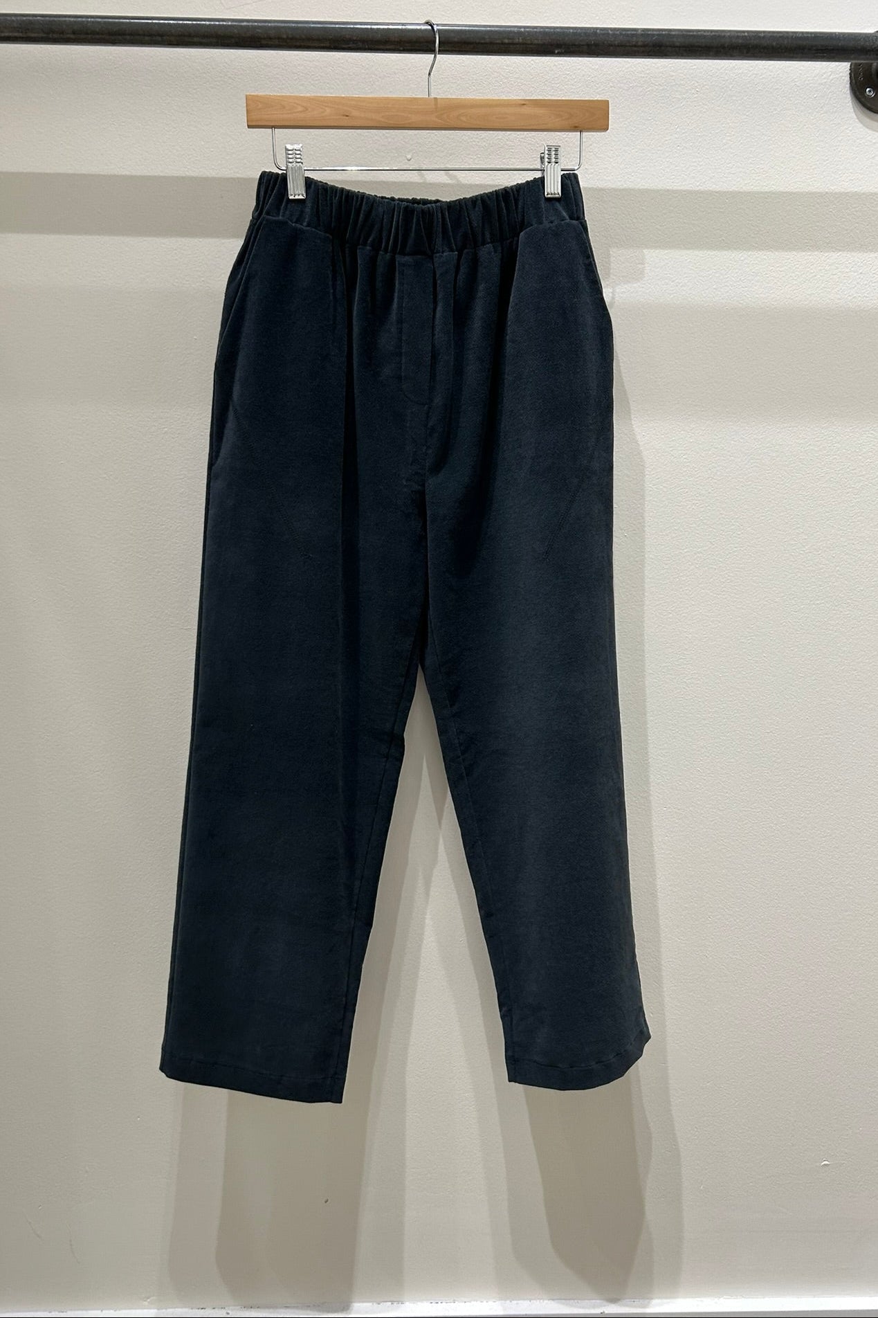 Velvet Straight-fit Pants