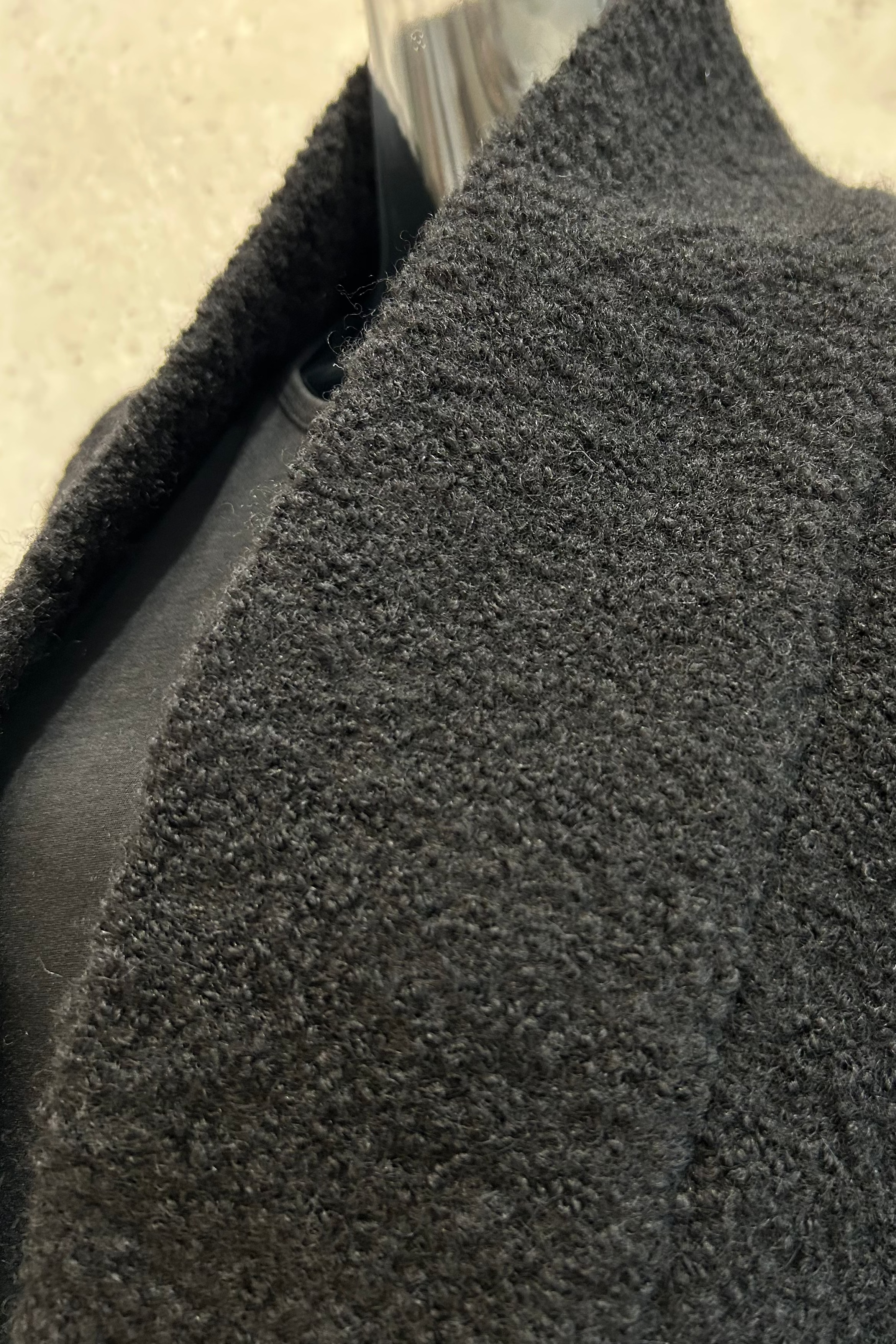 Boucle Wool Midi Jacket