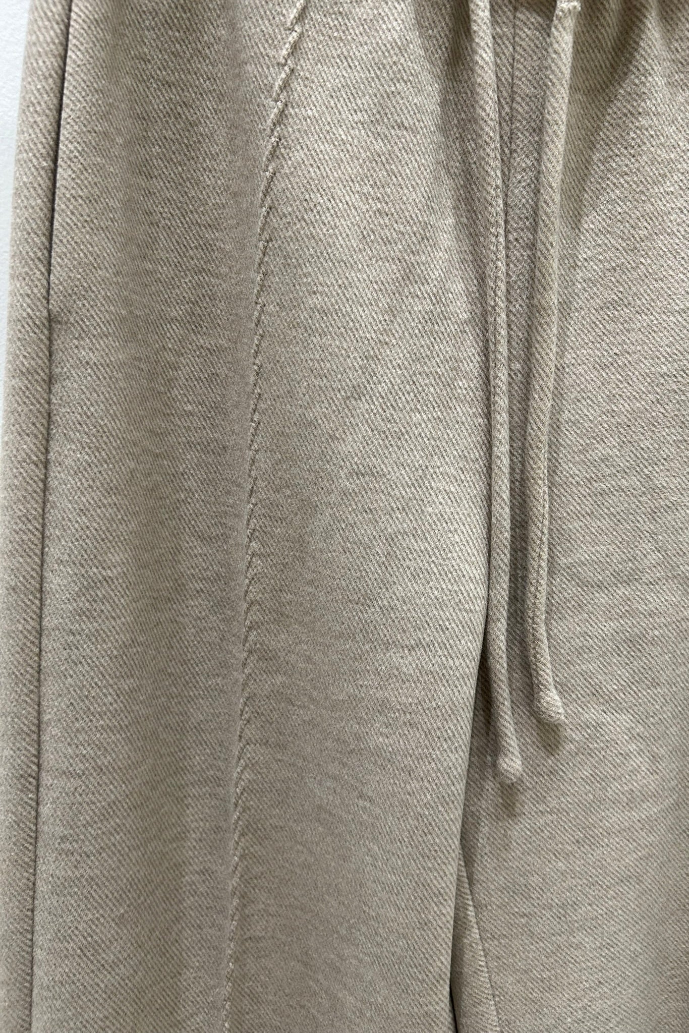 Stitch Wool Wide Leg Pants