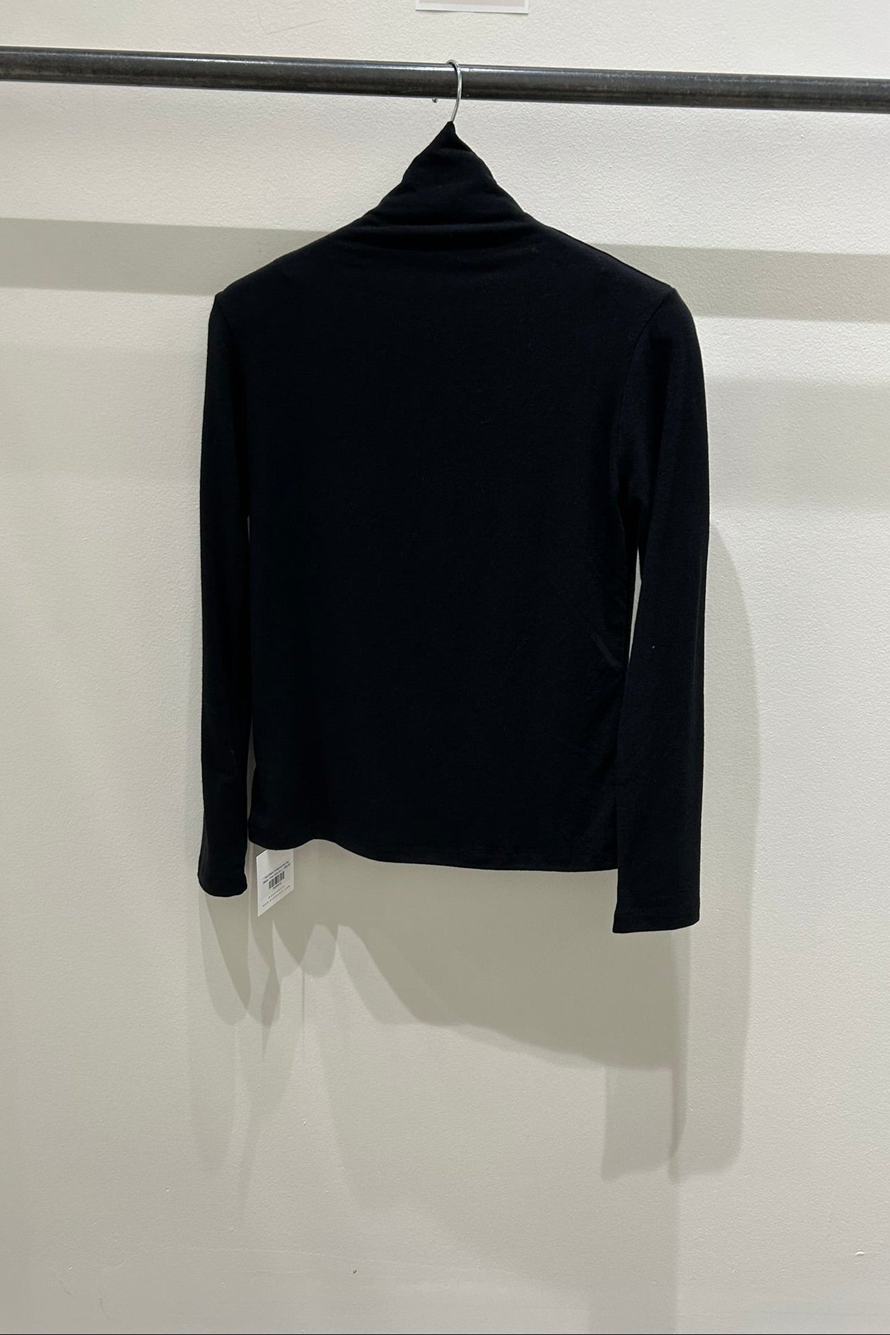 Wool Blend Turtleneck Knit Top