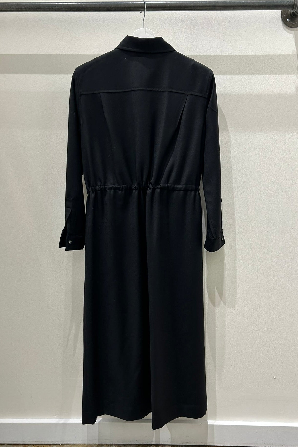 Metal Point Pocket Shirt Dress