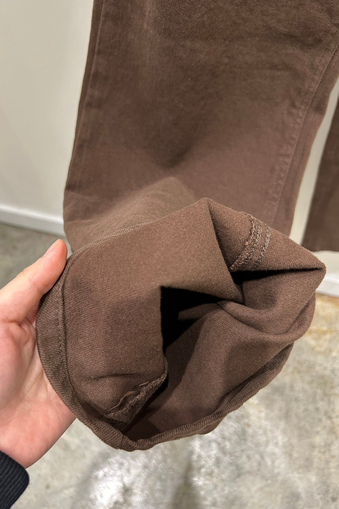 Yuna Fleece Lined Straight Pants