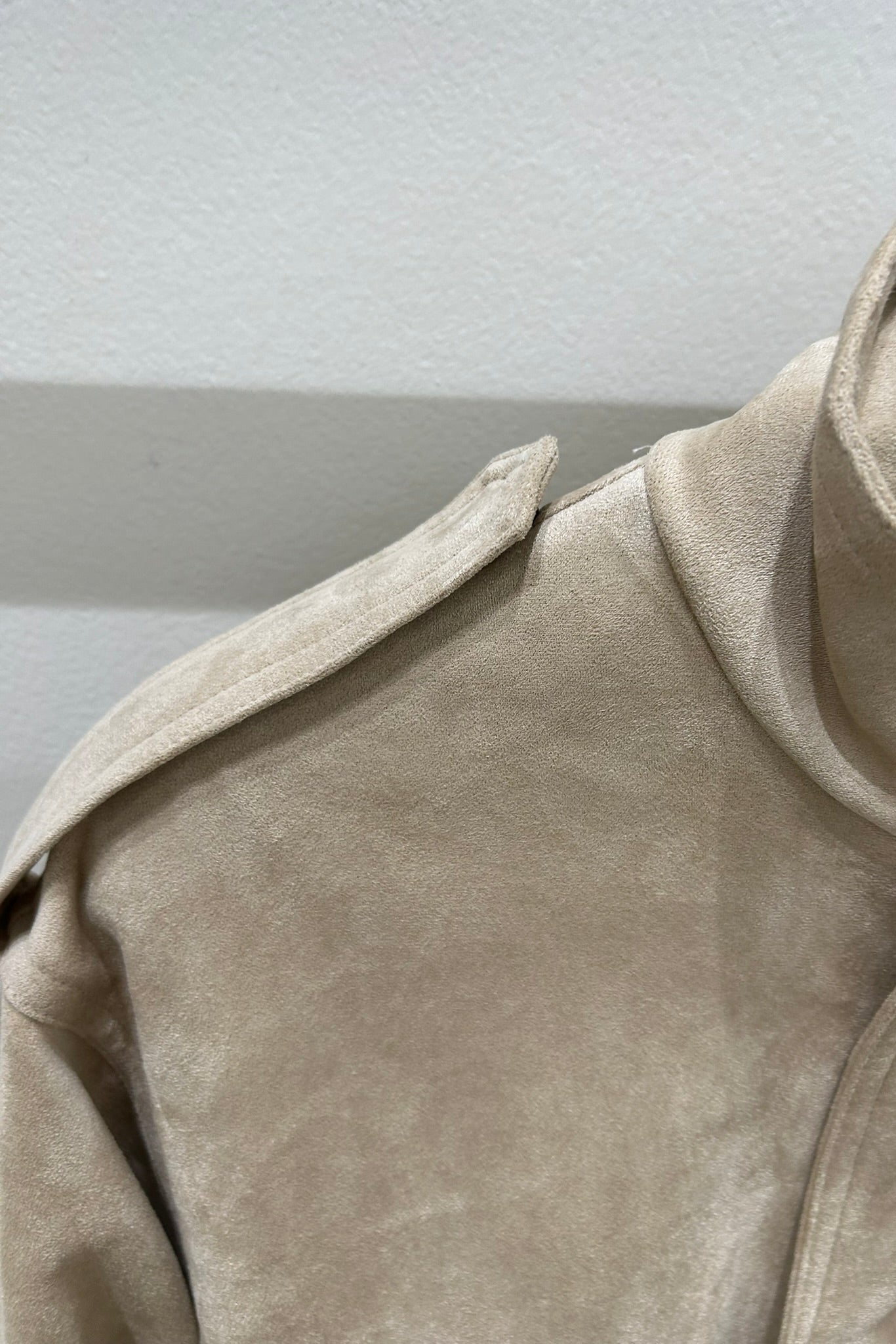 Sarah Suede Bomber Jacket