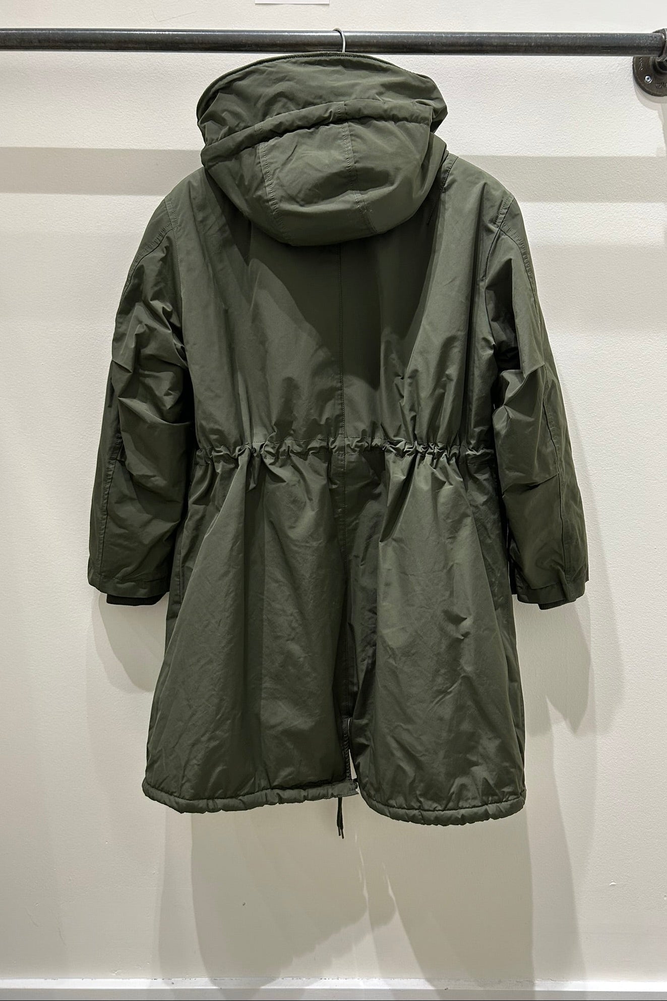 Sherpa Lined Utility Midi Jacket