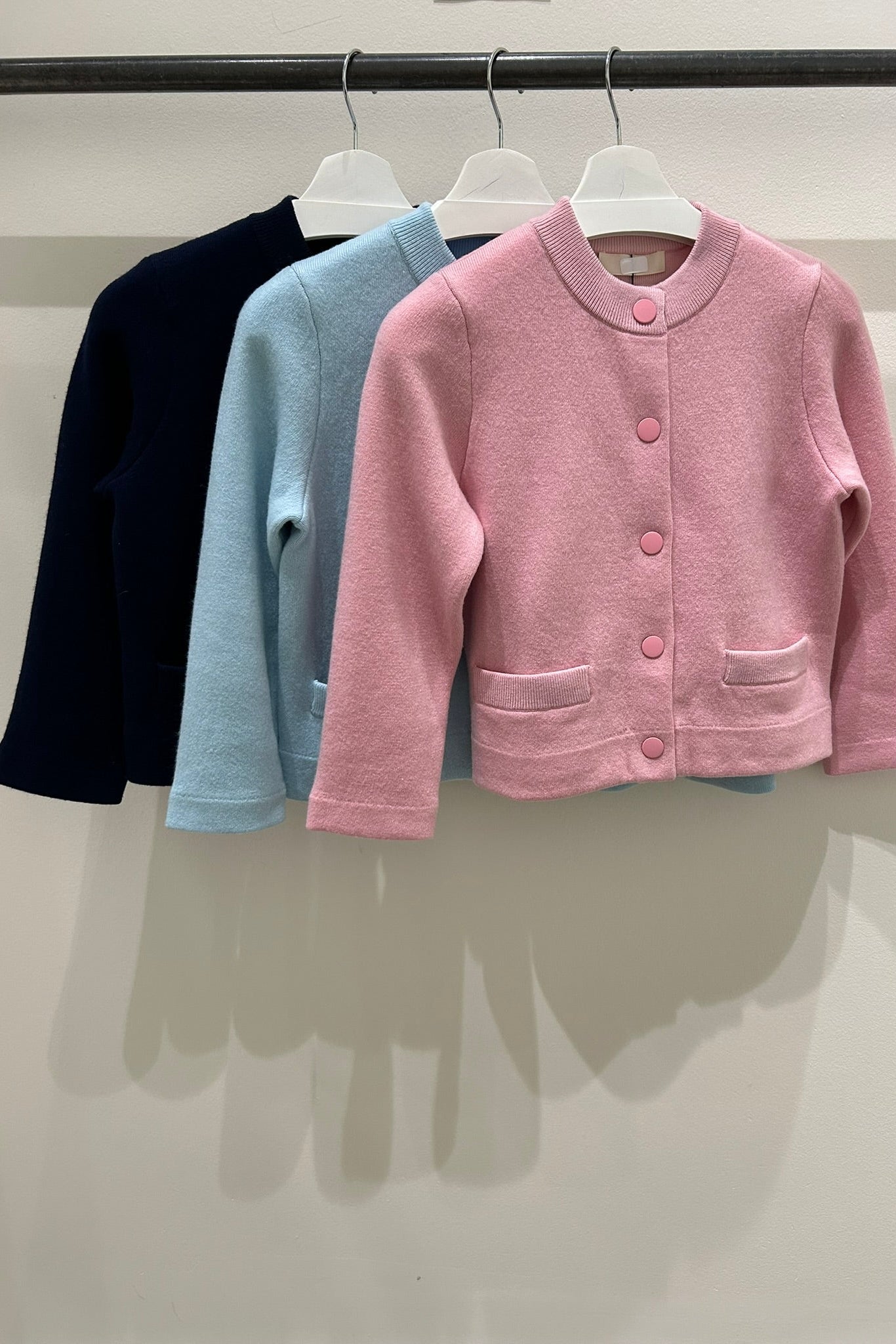 Snap Front Knit Cardigan