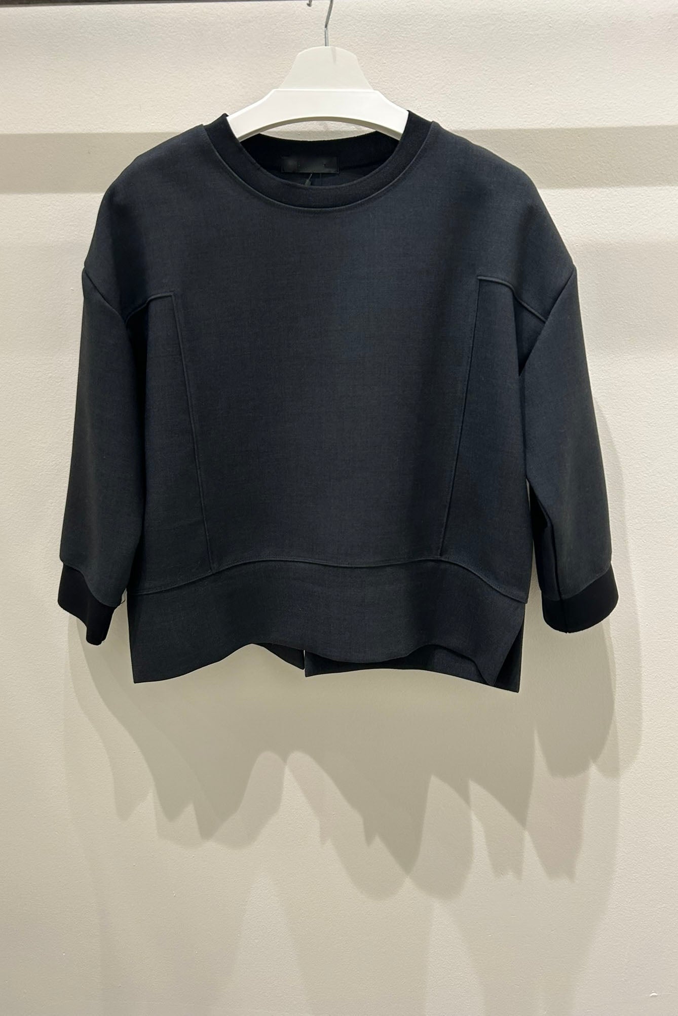 Marion Stretch Crewneck Blouse