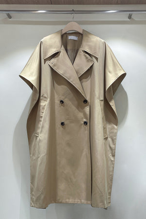 Oversized Sleeveless Trench Vest