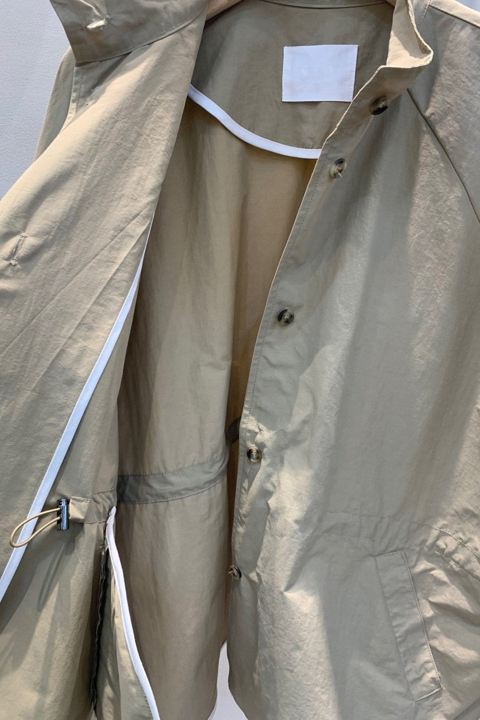 Roll-Up Sleeve Cinched Waist Jacket