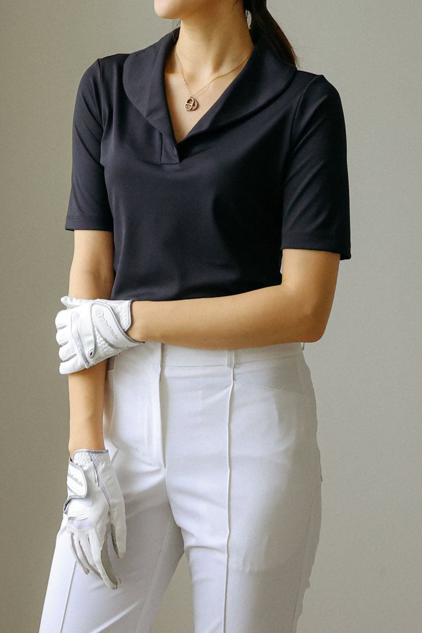 Round Collar Cooling Golf T-Shirt