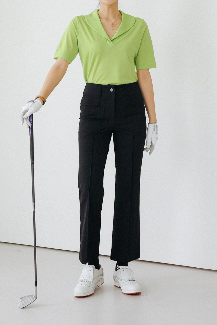Round Collar Cooling Golf T-Shirt
