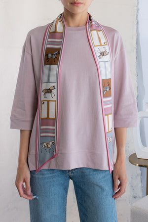 Soft Silket 3/4 Sleeve Sweatshirt T-Shirt