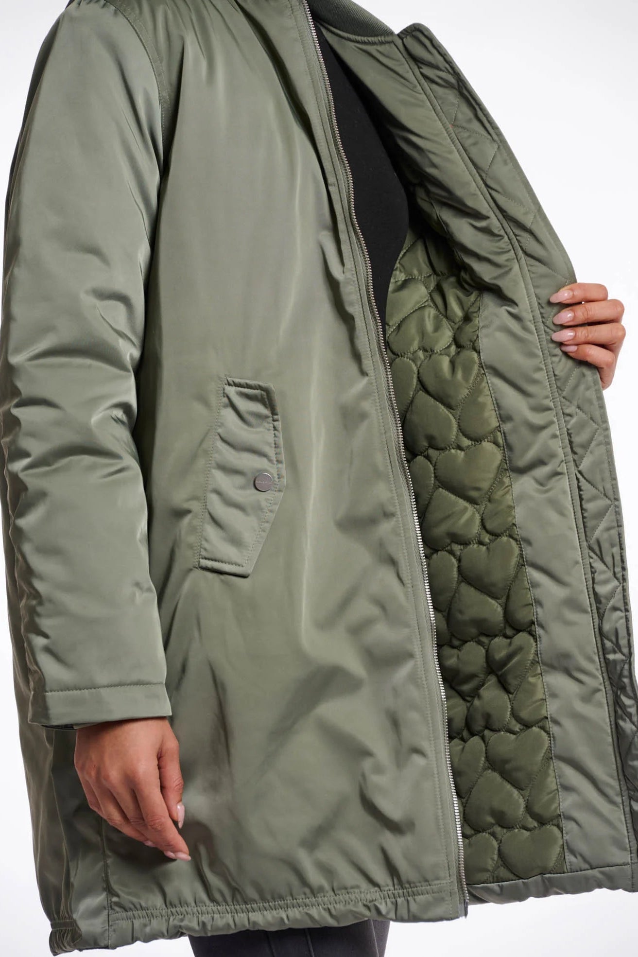 Star Longline Bomber Jacket