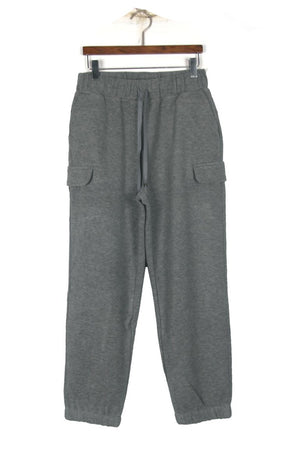 Velvety Ribbed Side Pocket Jogger Pants 