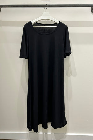 Flared Short Sleeve Swing Dress