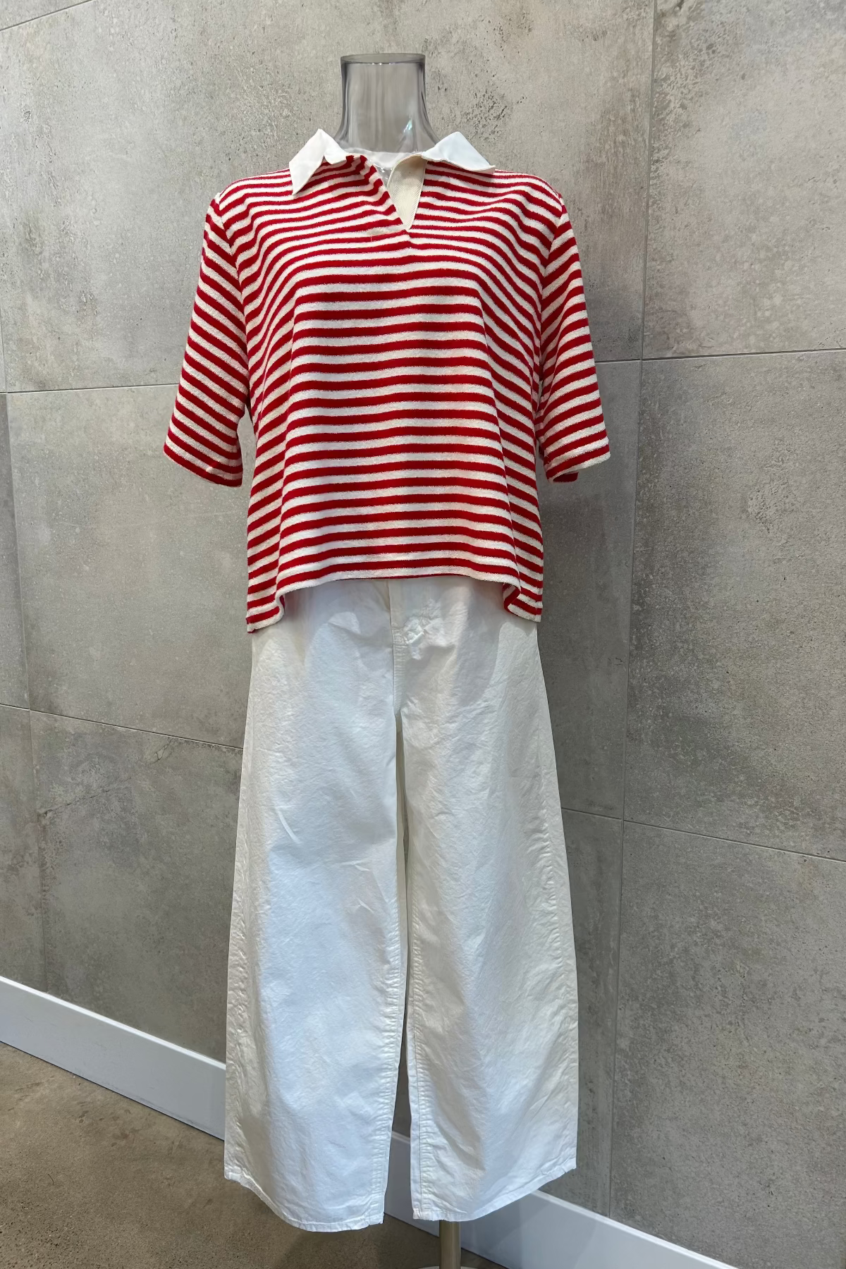 Milo Airy Cotton Barrel Pants